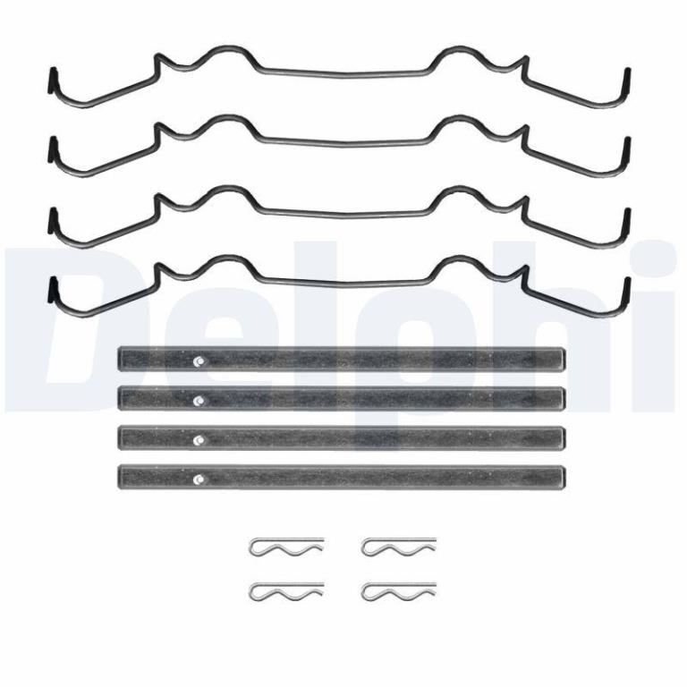 Kit d'accessoires pour plaquette de frein à disque DELPHI LX0722