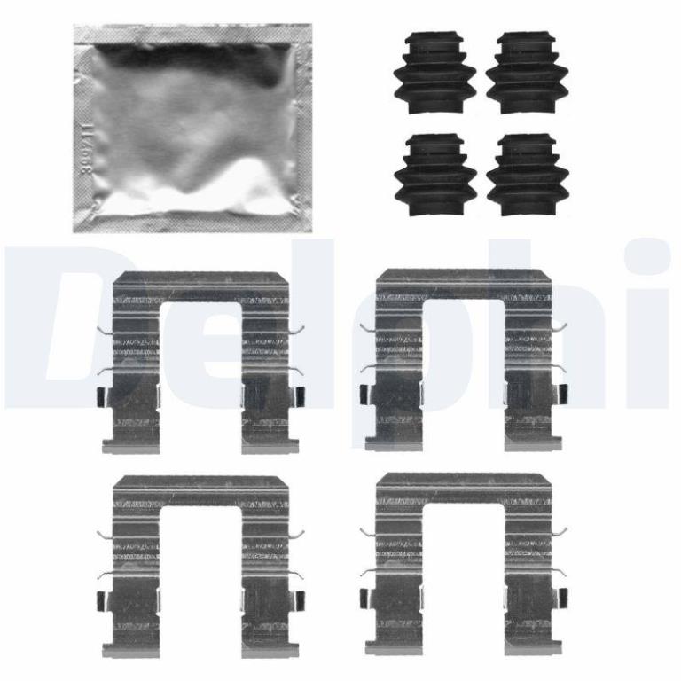 Kit d'accessoires pour plaquette de frein à disque DELPHI ref. LX0728