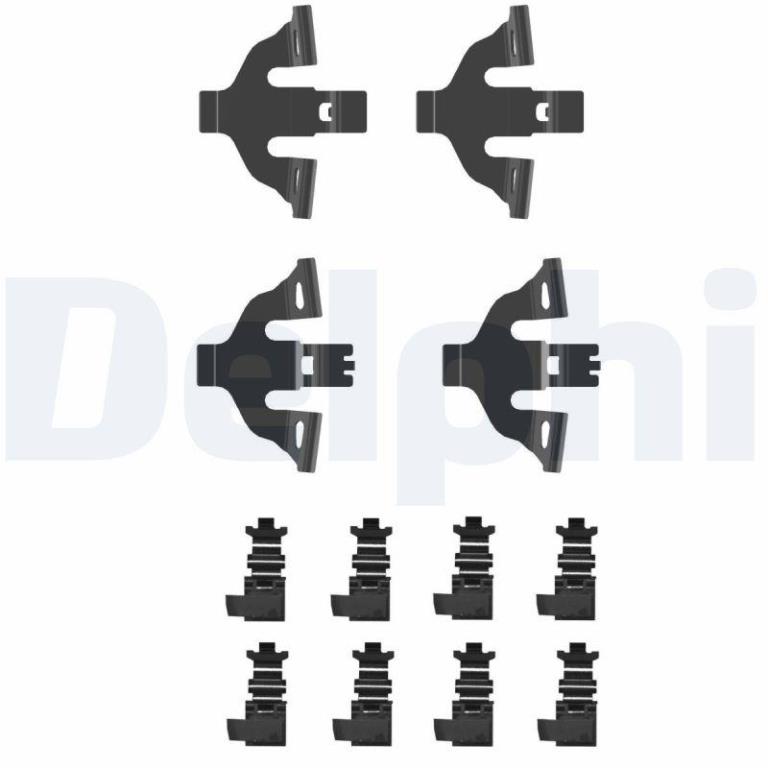 Kit de accesorios para pastillas de frenos DELPHI ref. LX0748