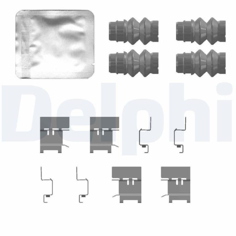 Kit d'accessoires pour plaquette de frein à disque DELPHI LX0768