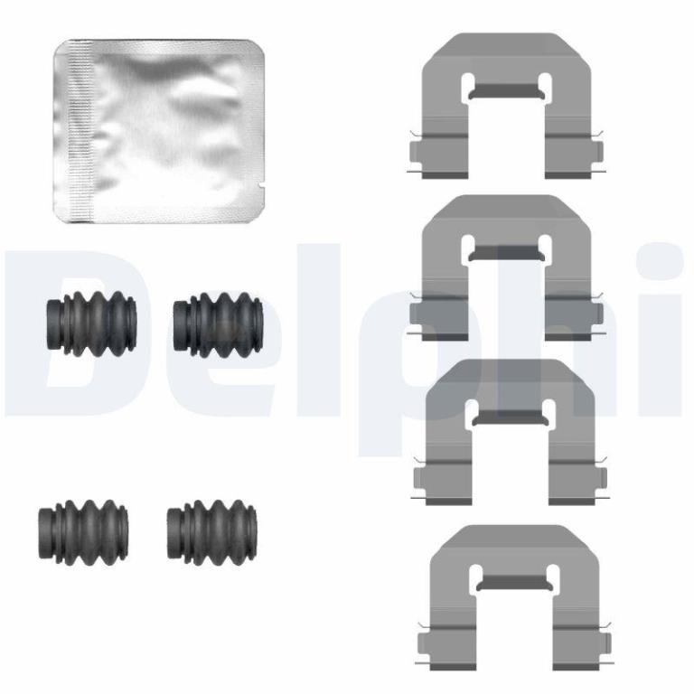 Kit d'accessoires pour plaquette de frein à disque DELPHI ref. LX0774