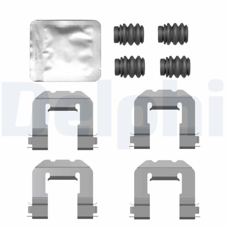Kit d'accessoires pour plaquette de frein à disque DELPHI LX0775