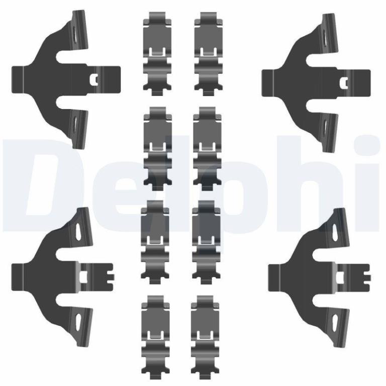 Kit de accesorios para pastillas de frenos DELPHI ref. LX0781