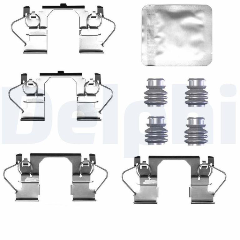 Kit d'accessoires pour plaquette de frein à disque DELPHI LX0786