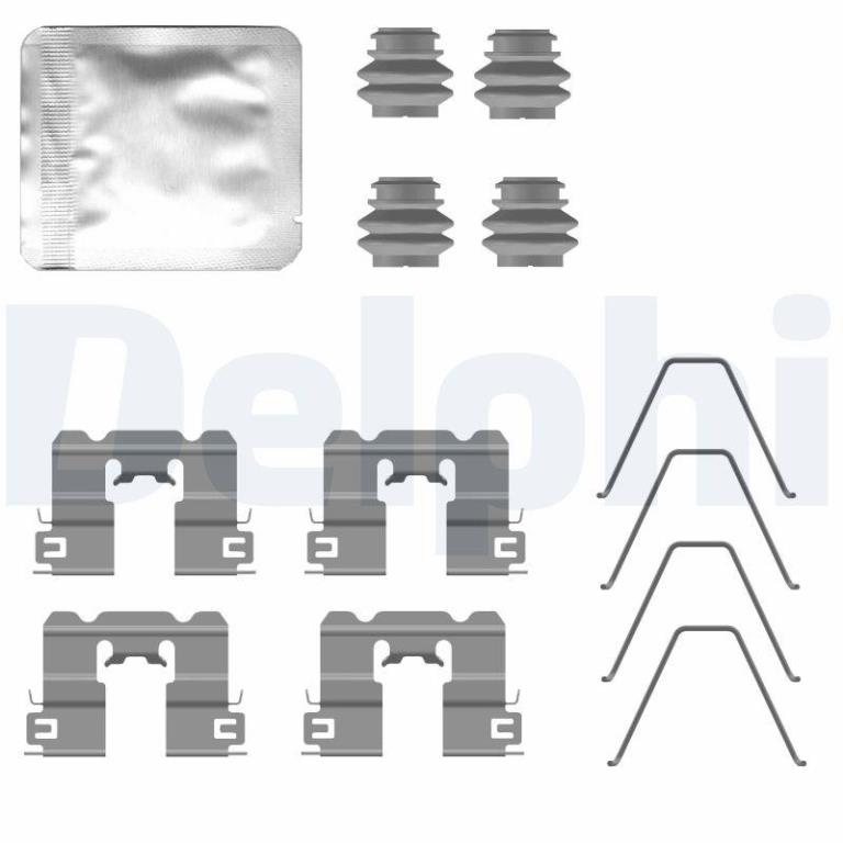 Kit d'accessoires pour plaquette de frein à disque DELPHI ref. LX0794