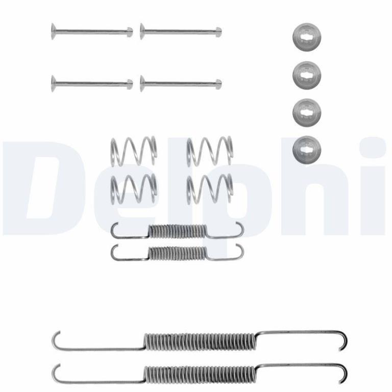 Kit d'accessoires pour mâchoire de frein à tambour DELPHI ref. LY1001
