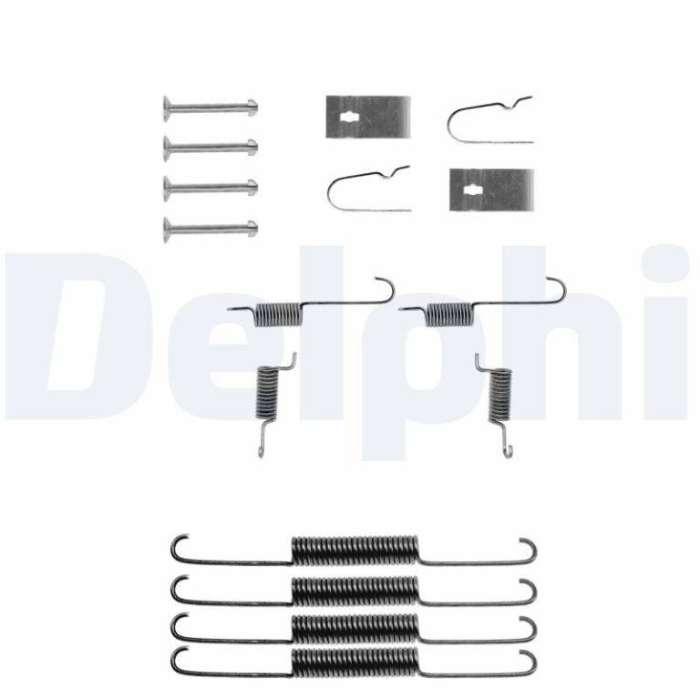 Juego de accesorios, zapatas de freno DELPHI ref. LY1114