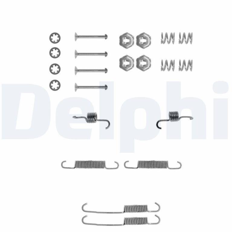 Kit d'accessoires pour mâchoire de frein à tambour DELPHI LY1116