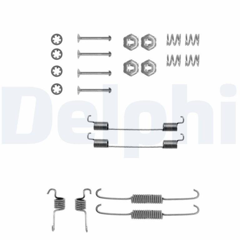 Kit d'accessoires pour mâchoire de frein à tambour DELPHI ref. LY1117