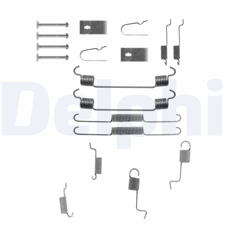 Kit d'accessoires pour mâchoire de frein à tambour DELPHI ref. LY1217