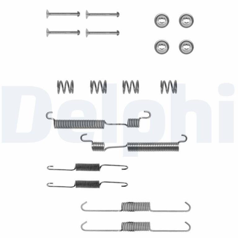 Kit d'accessoires pour mâchoire de frein à tambour DELPHI ref. LY1244