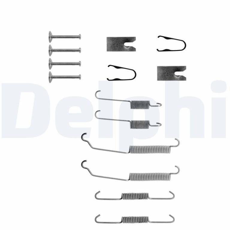 Juego de accesorios, zapatas de freno DELPHI ref. LY1257