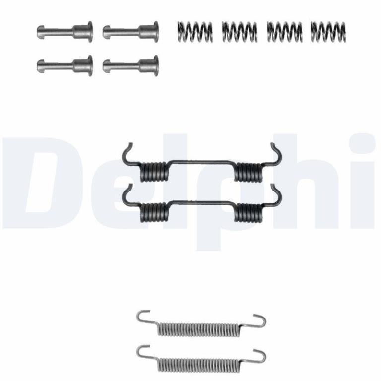 Kit d'accessoires pour mâchoire de frein à tambour DELPHI ref. LY1297