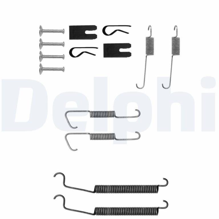Kit d'accessoires pour mâchoire de frein à tambour DELPHI ref. LY1304