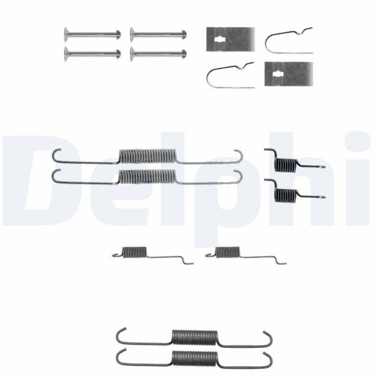 Juego de accesorios, zapatas de freno DELPHI ref. LY1307