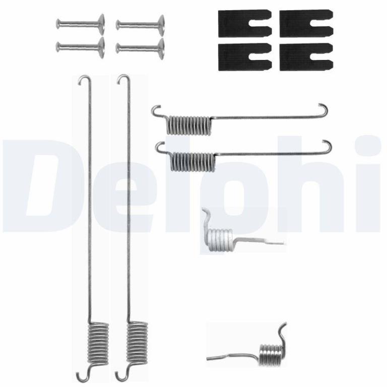 Juego de accesorios, zapatas de freno DELPHI ref. LY1323