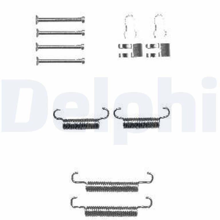 Juego de accesorios, zapatas de freno DELPHI ref. LY1333
