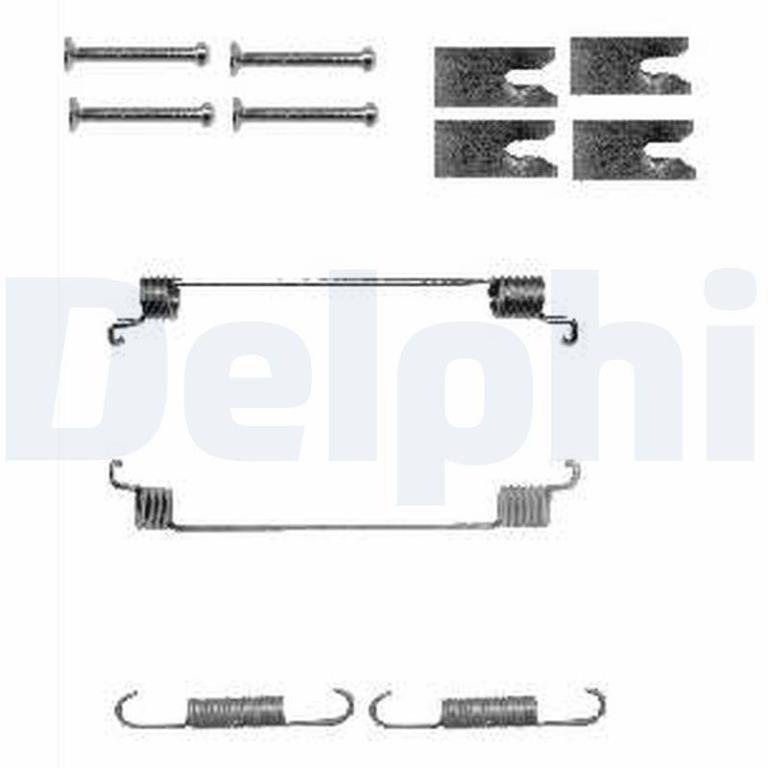 Kit acessórios de pastilhas de travão DELPHI ref. LY1342