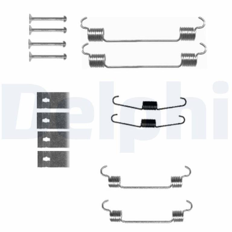 Juego de accesorios, zapatas de freno DELPHI ref. LY1343