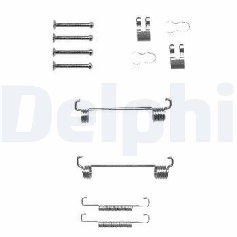 Kit d'accessoires pour plaquette de frein à disque DELPHI LY1344