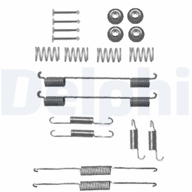Juego de accesorios, zapatas de freno DELPHI ref. LY1345