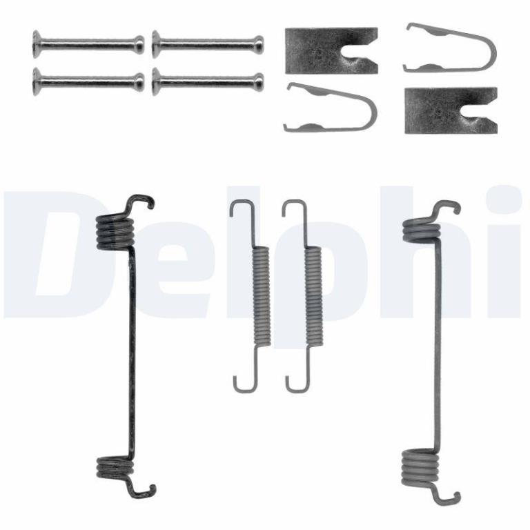 Kit acessórios de pastilhas de travão DELPHI LY1350