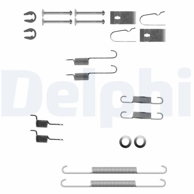 Juego de accesorios, zapatas de freno DELPHI ref. LY1356