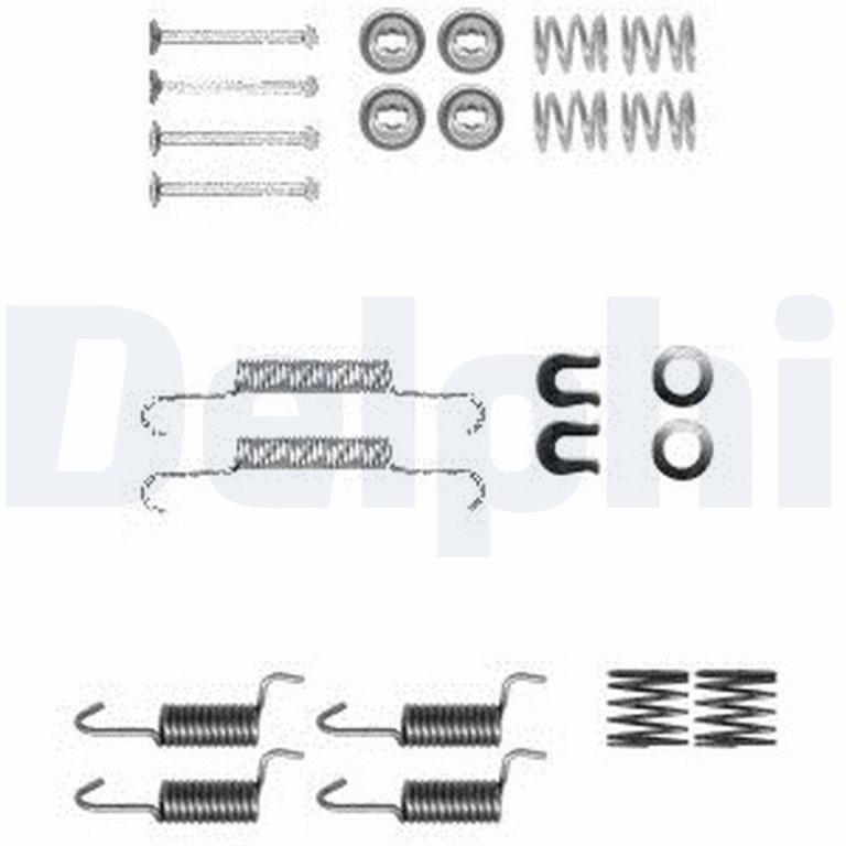 Juego de accesorios, zapatas de freno DELPHI ref. LY1367