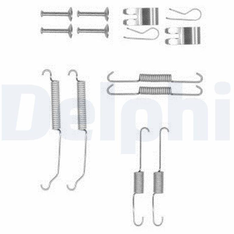 Juego de accesorios, zapatas de freno DELPHI ref. LY1368