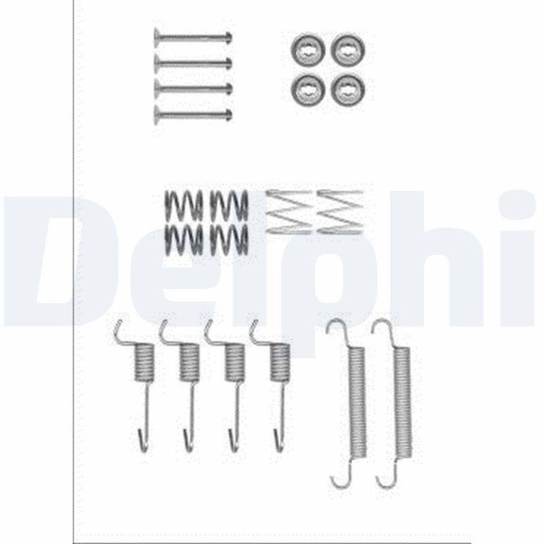 Kit d'accessoires pour mâchoire de frein à tambour DELPHI ref. LY1371