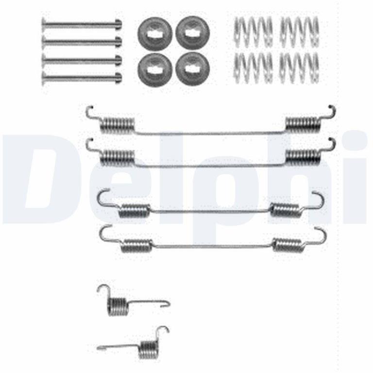 Juego de accesorios, zapatas de freno DELPHI ref. LY1378