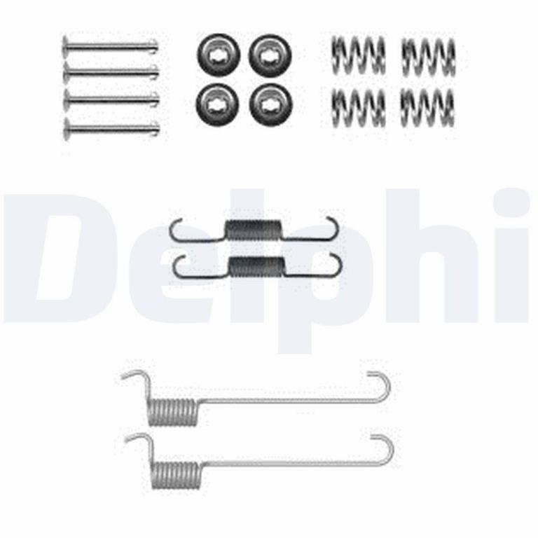 Juego de accesorios, zapatas de freno DELPHI ref. LY1379