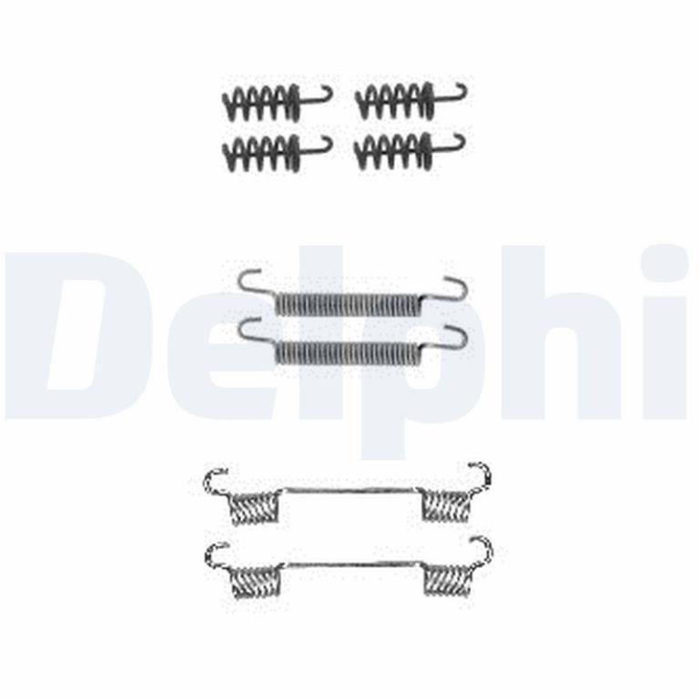 Juego de accesorios, zapatas de freno DELPHI ref. LY1380