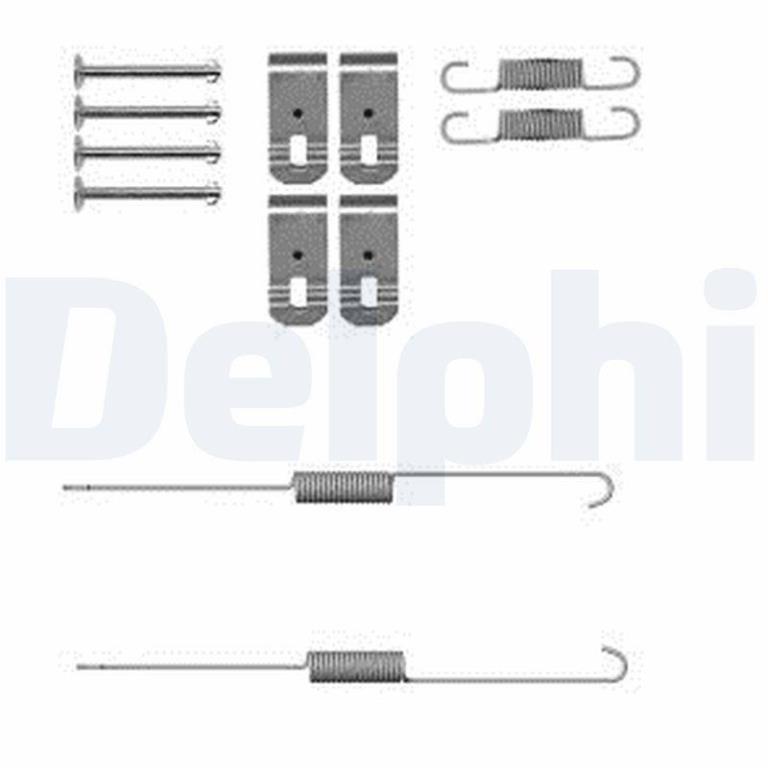 Juego de accesorios, zapatas de freno DELPHI ref. LY1382