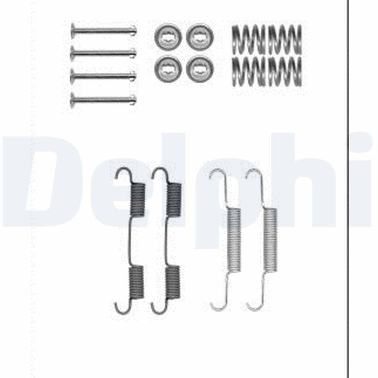 Juego de accesorios, zapatas de freno DELPHI ref. LY1385
