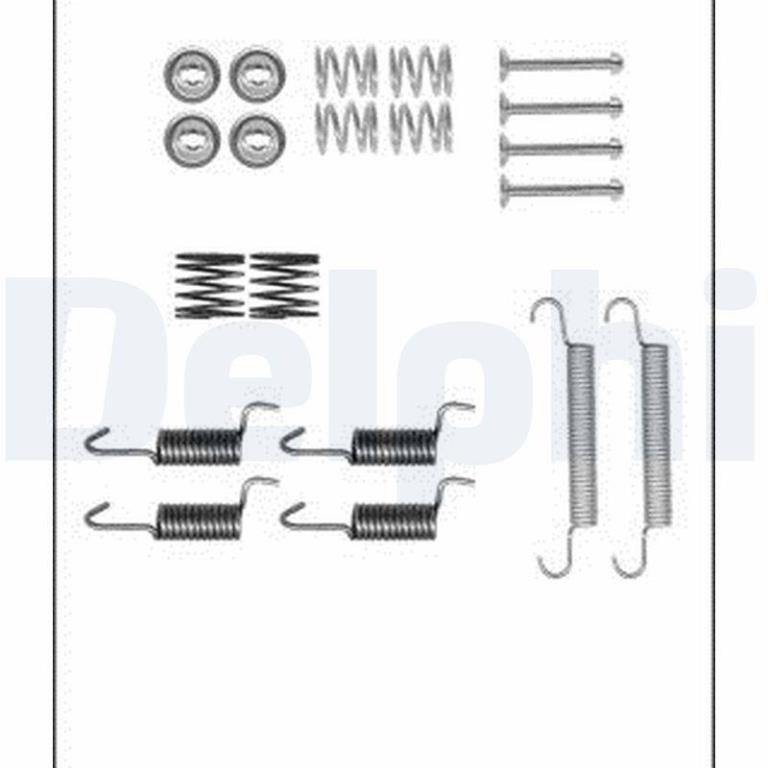 Juego de accesorios, zapatas de freno DELPHI ref. LY1386