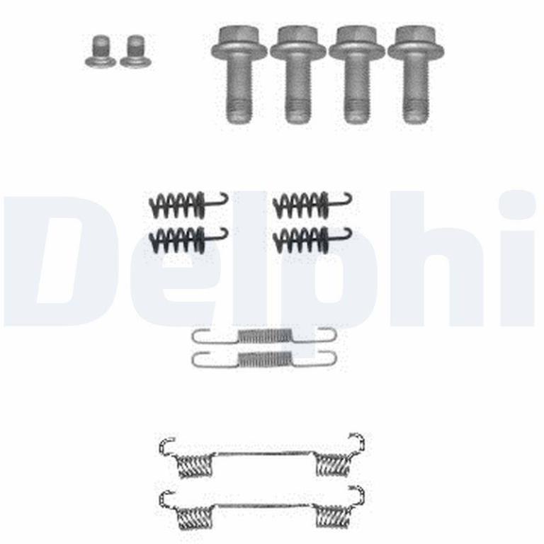 Juego de accesorios, zapatas de freno DELPHI ref. LY1396