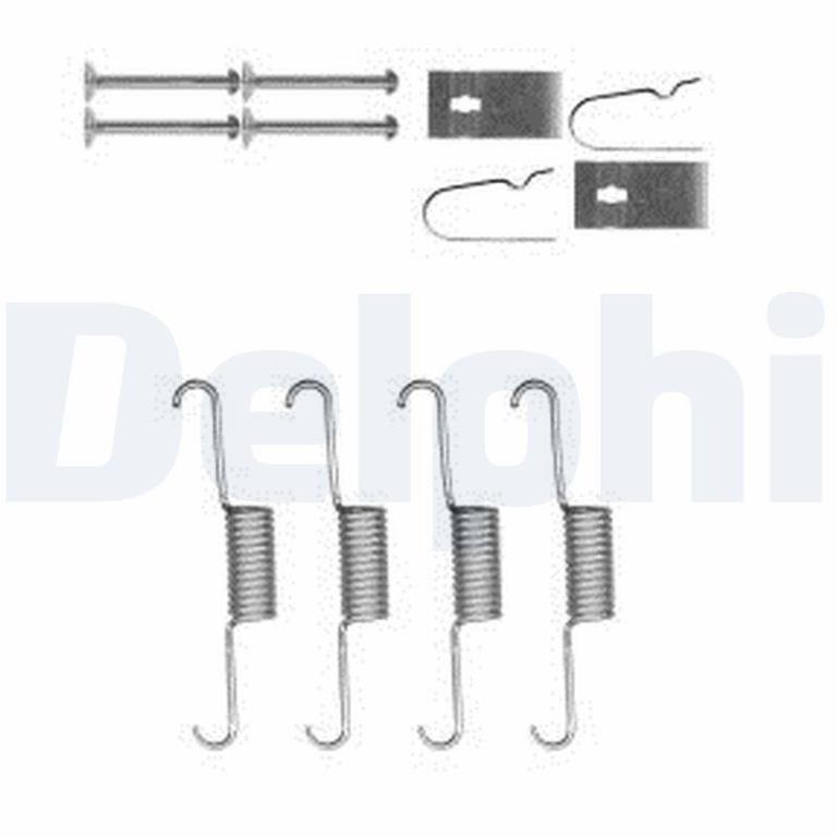 Juego de accesorios, zapatas de freno DELPHI ref. LY1398