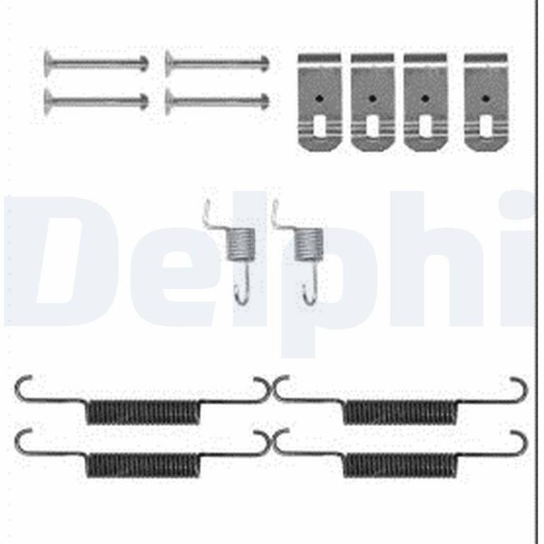 Juego de accesorios, zapatas de freno DELPHI ref. LY1399