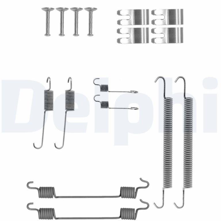 Juego de accesorios, zapatas de freno DELPHI ref. LY1407