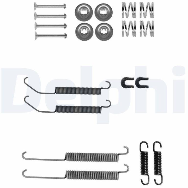 Juego de accesorios, zapatas de freno DELPHI ref. LY1412