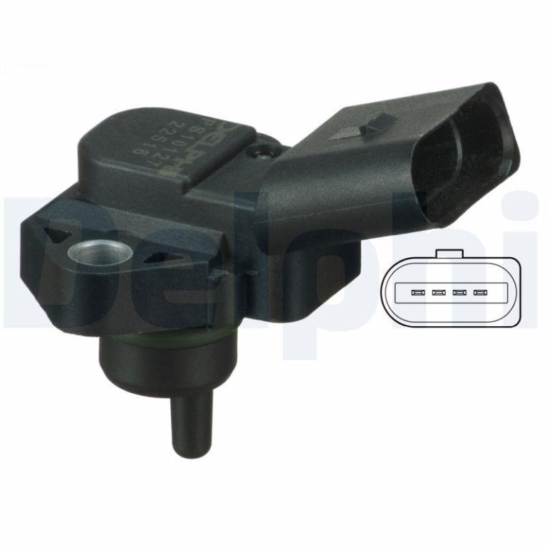 Capteur, pression du tuyau d'admission DELPHI ref. PS10127