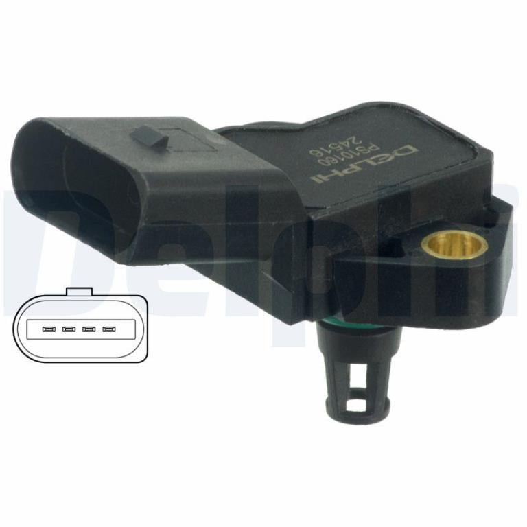 Sensor de pressão de admissão DELPHI PS10160