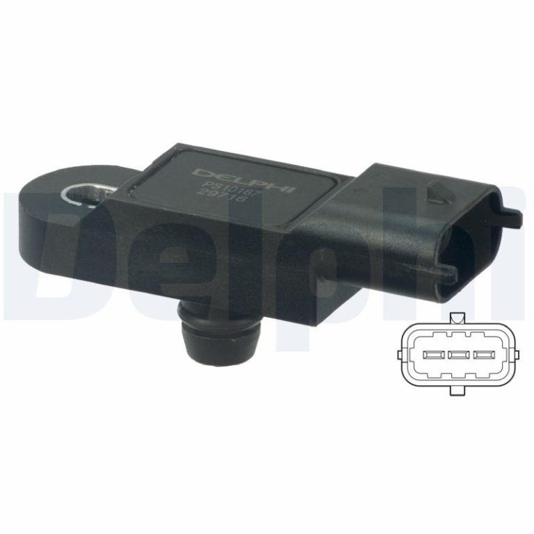 Sensor, presión colector de admisión DELPHI PS10167