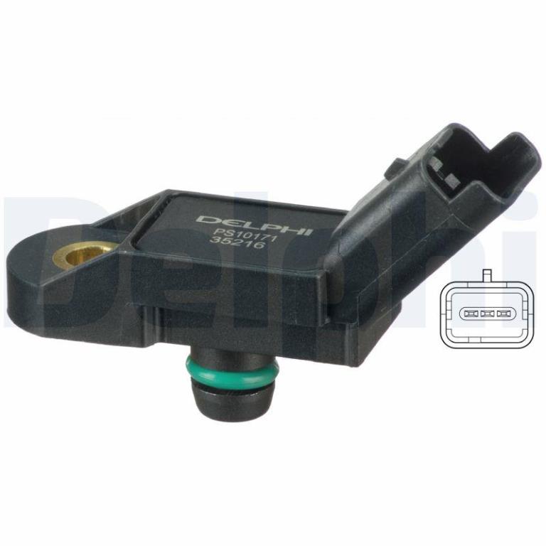 Sensor, presión colector de admisión DELPHI ref. PS10171