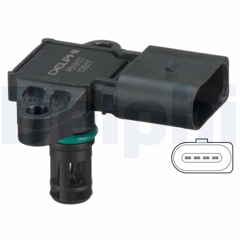 Sensor, presión colector de admisión DELPHI PS10177