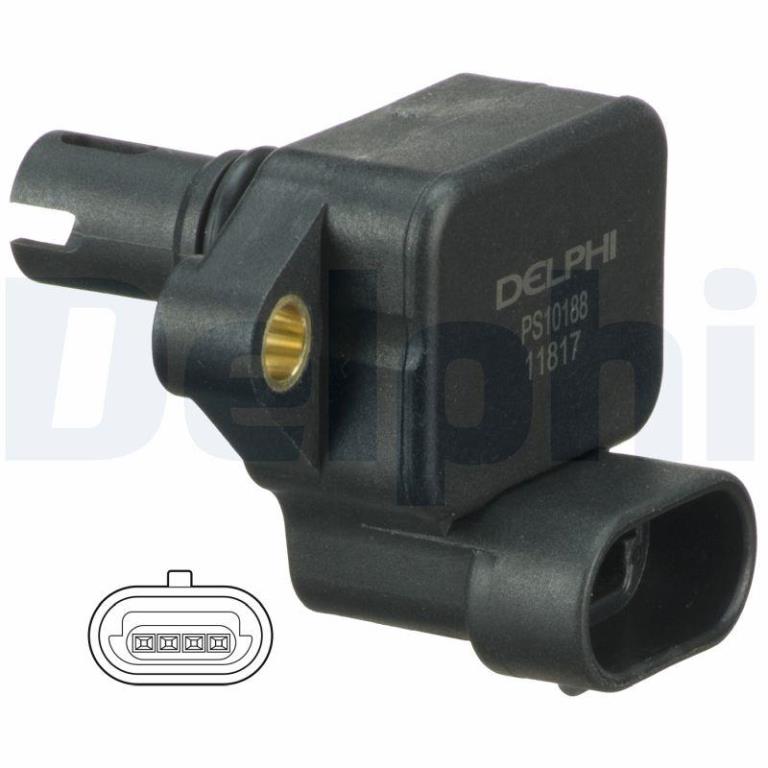 Sensor de pressão de admissão DELPHI PS10188