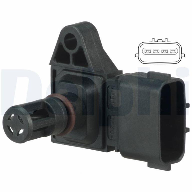 Sensor, presión colector de admisión DELPHI PS10189
