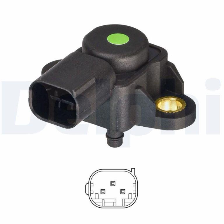 Capteur, pression de suralimentation DELPHI ref. PS20068-12B1
