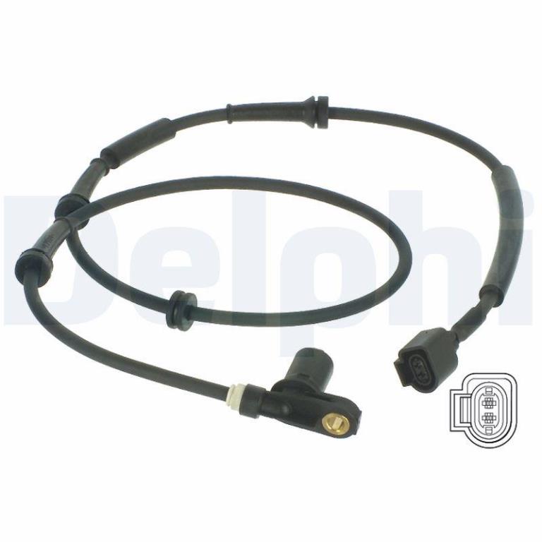 Capteur ABS (Capteur de vitesse de roue) DELPHI ref. SS20028